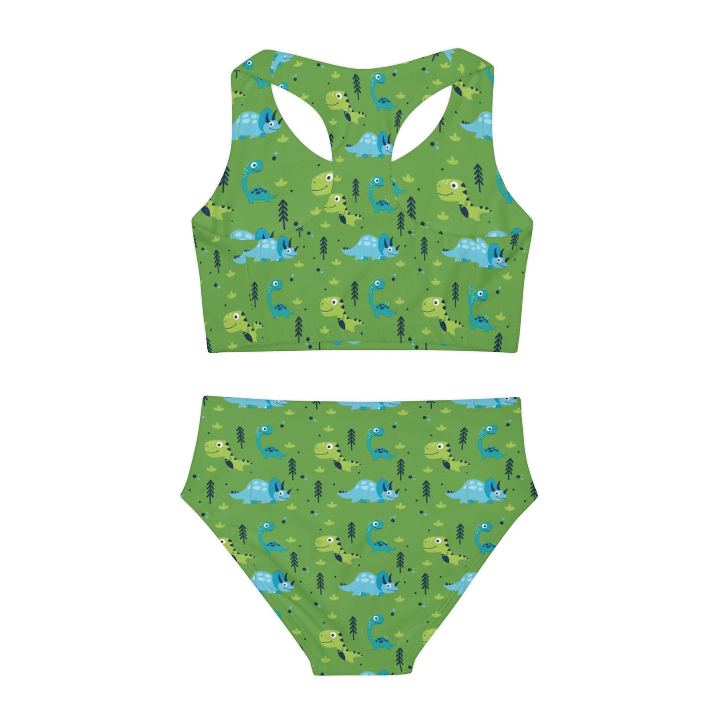 Girls Two Piece Swimsuit (AOP)