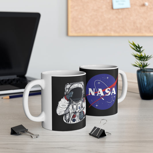 Nasa Alien Mug 11 Ounces Black