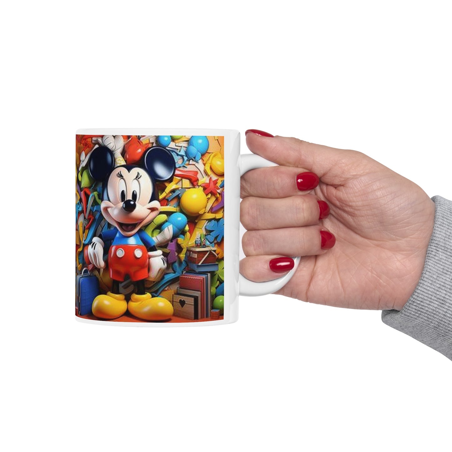 Mickey Mouse Colors Mug 11 Ounces