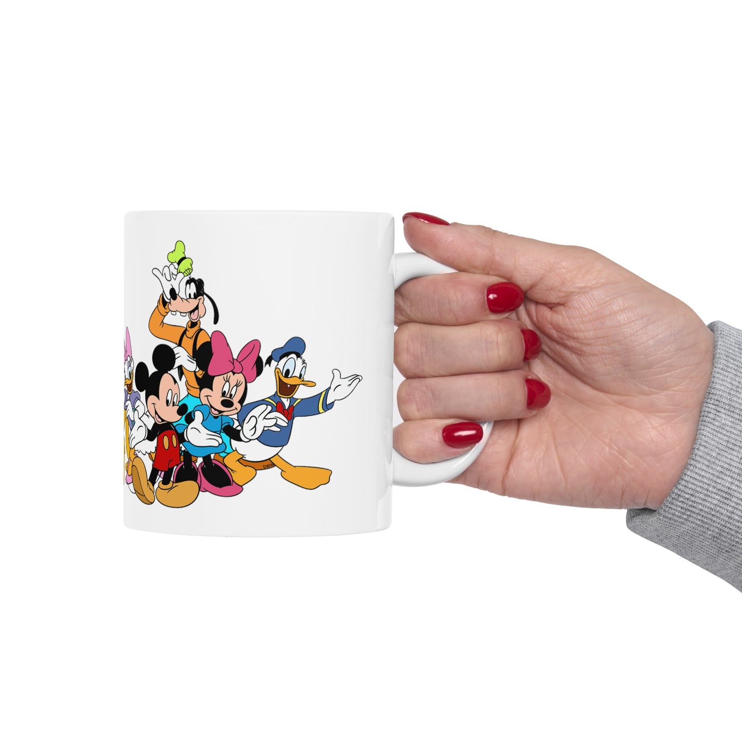 Mickey Mouse And Friends Mug 11 Ounces White