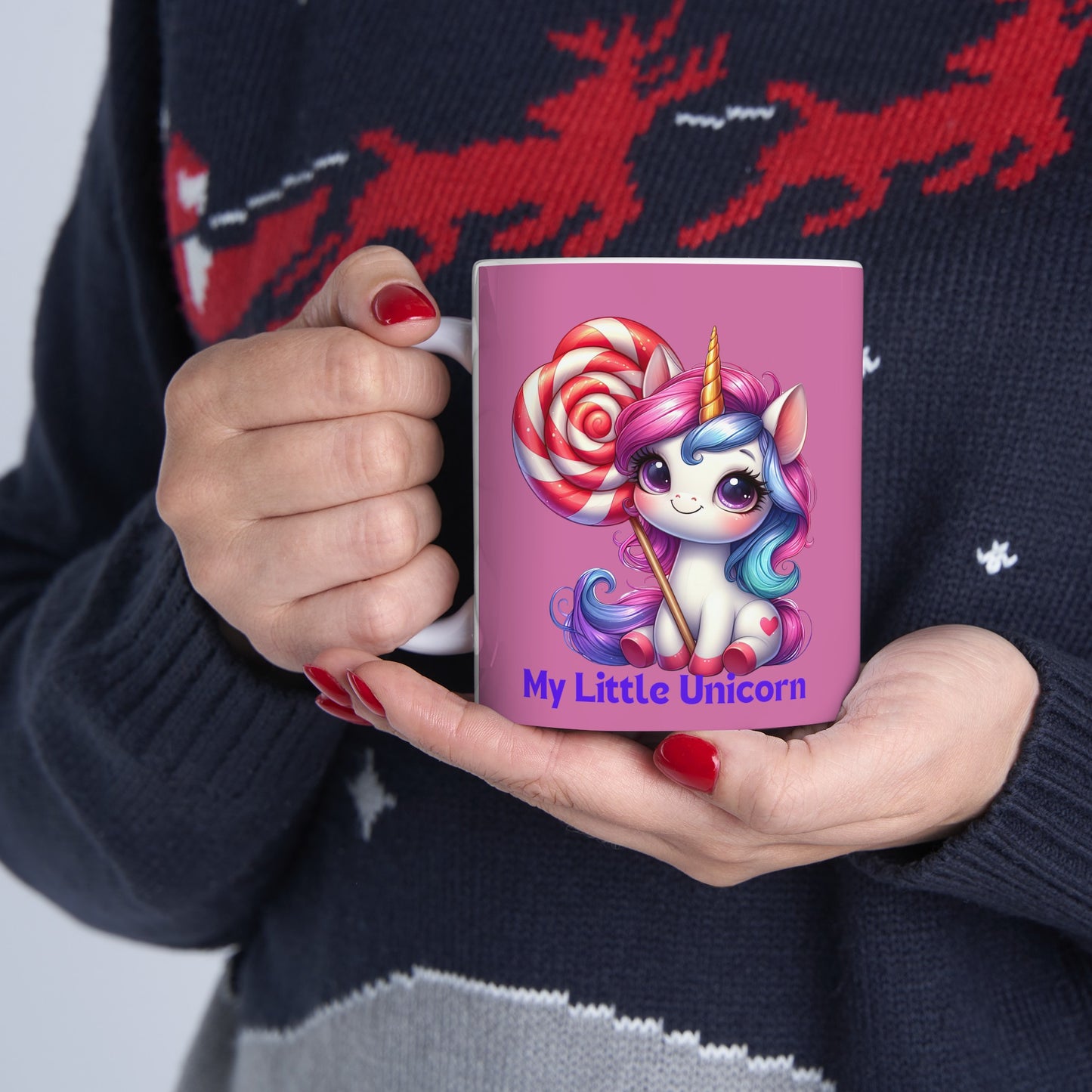 My Little Unicorn Sweet Mug 11 Ounces Light Pink