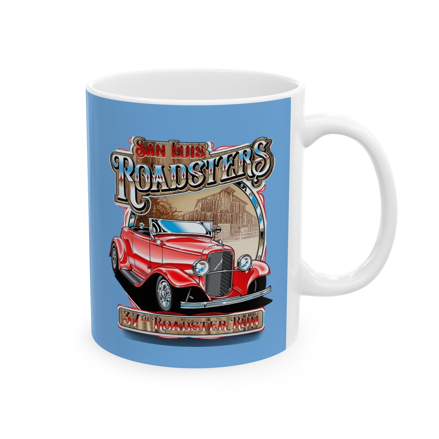 RoadSters Mug 11 Ounces Light Blue