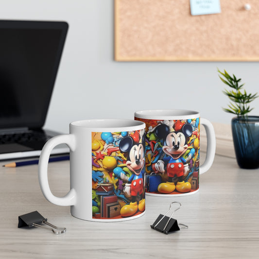 Mickey Mouse Colors Mug 11 Ounces