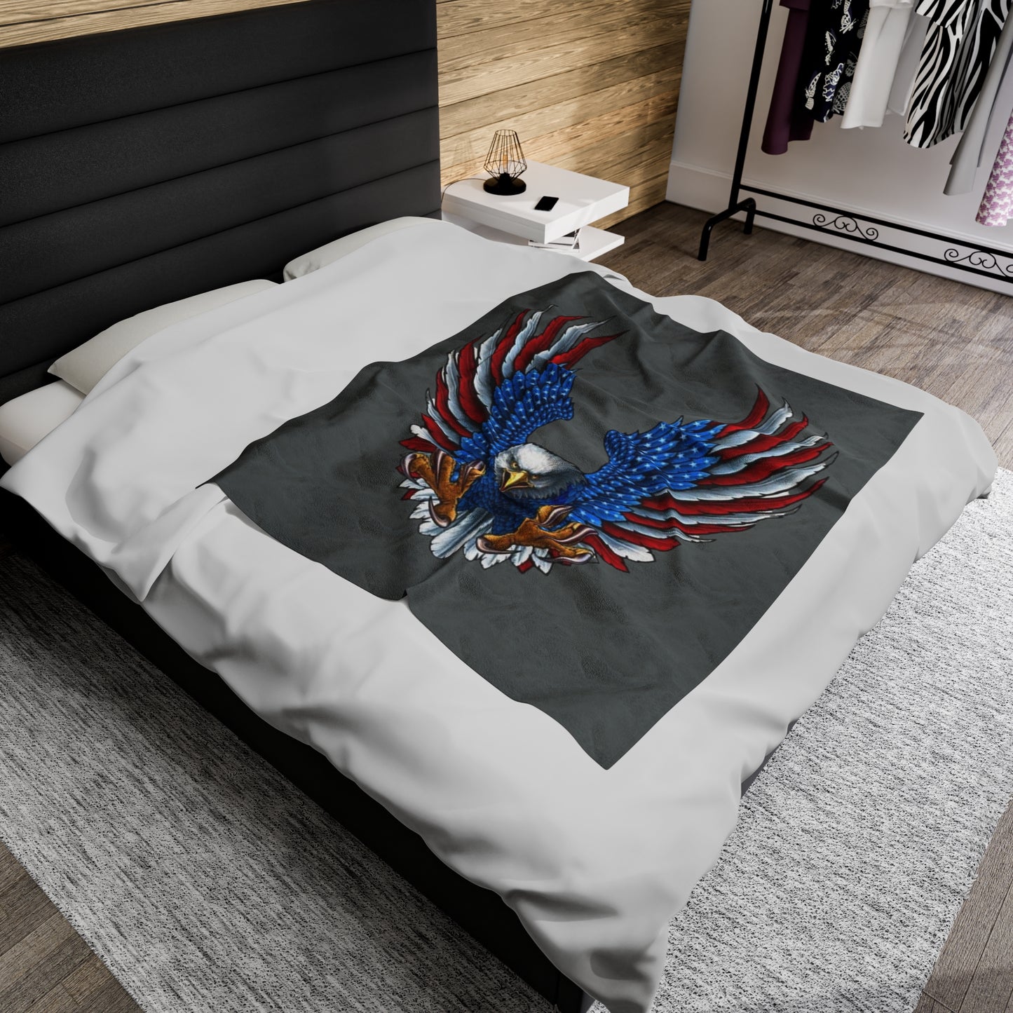 Eagle Usa Blankets Dark Grey