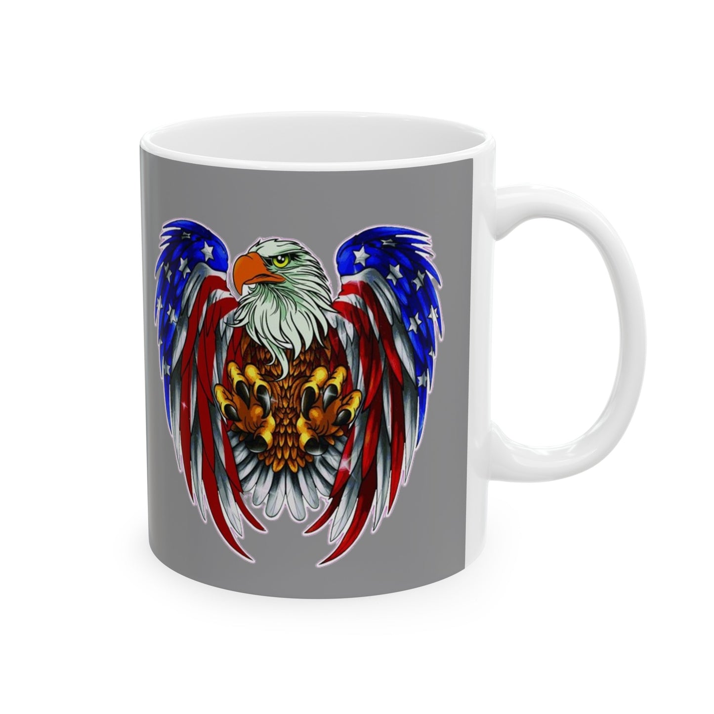 Eagle Make America Great Mug 11 Ounces Grey