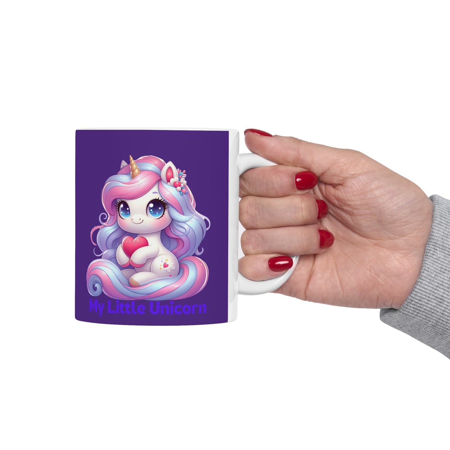 My Little Unicorn Sweet Mug 11 Ounces Purple