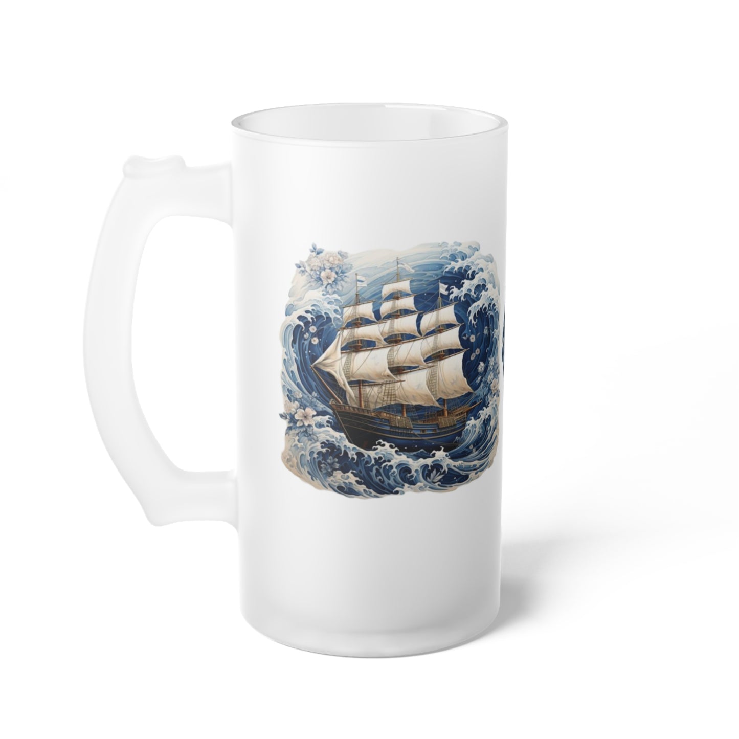 Frosted Glass Beer Mug