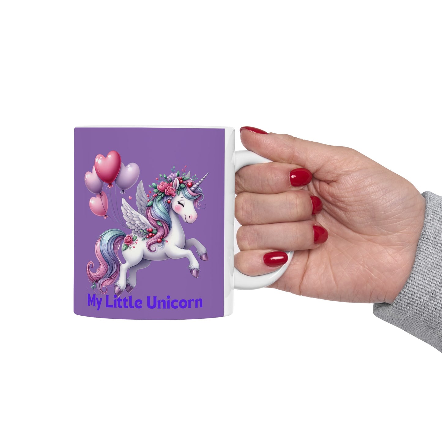 My Little Unicorn Horse Mug 11 Ounces Light Purple