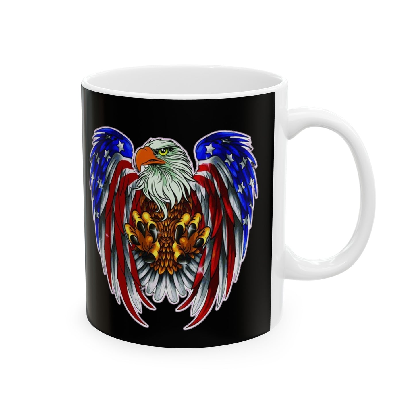 Eagle Make America Great Mug 11 Ounces Black