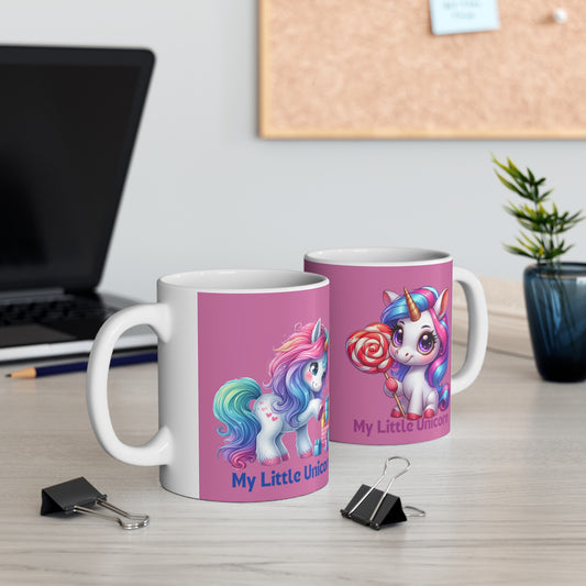 My Little Unicorn Princess Mug 11 Ounces Light Pink