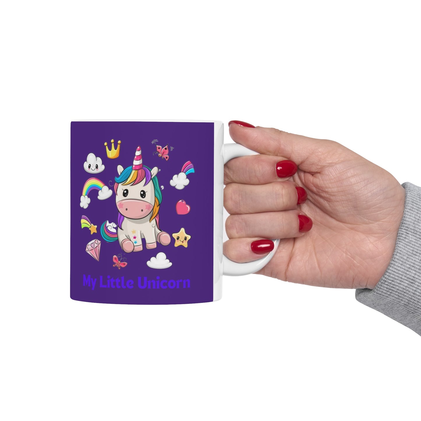 My Little Unicorn Fantasy Mug 11 Ounces Purple