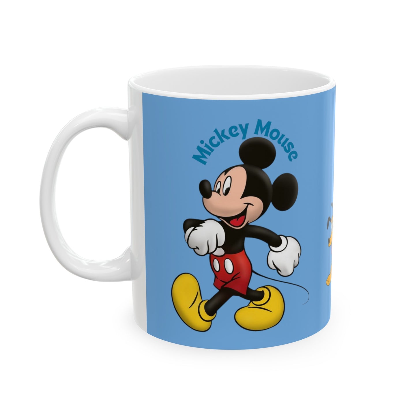 Mickey Mouse And Friends Mug 11 Ounces Light Blue