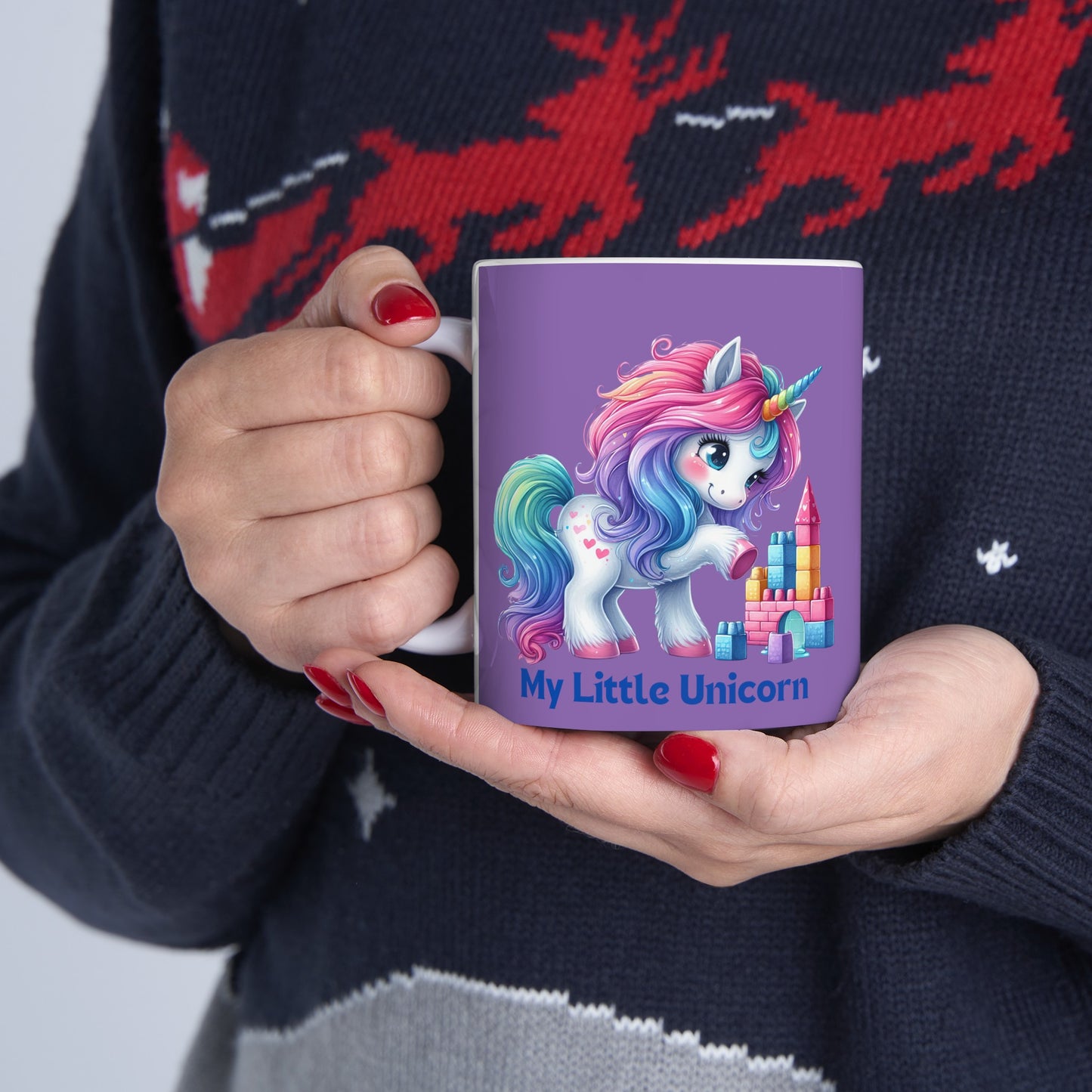 My Little Unicorn Princess Mug 11 Ounces Light Purple