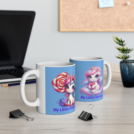 My Little Unicorn Sweet Mug 11 Ounces Light Blue