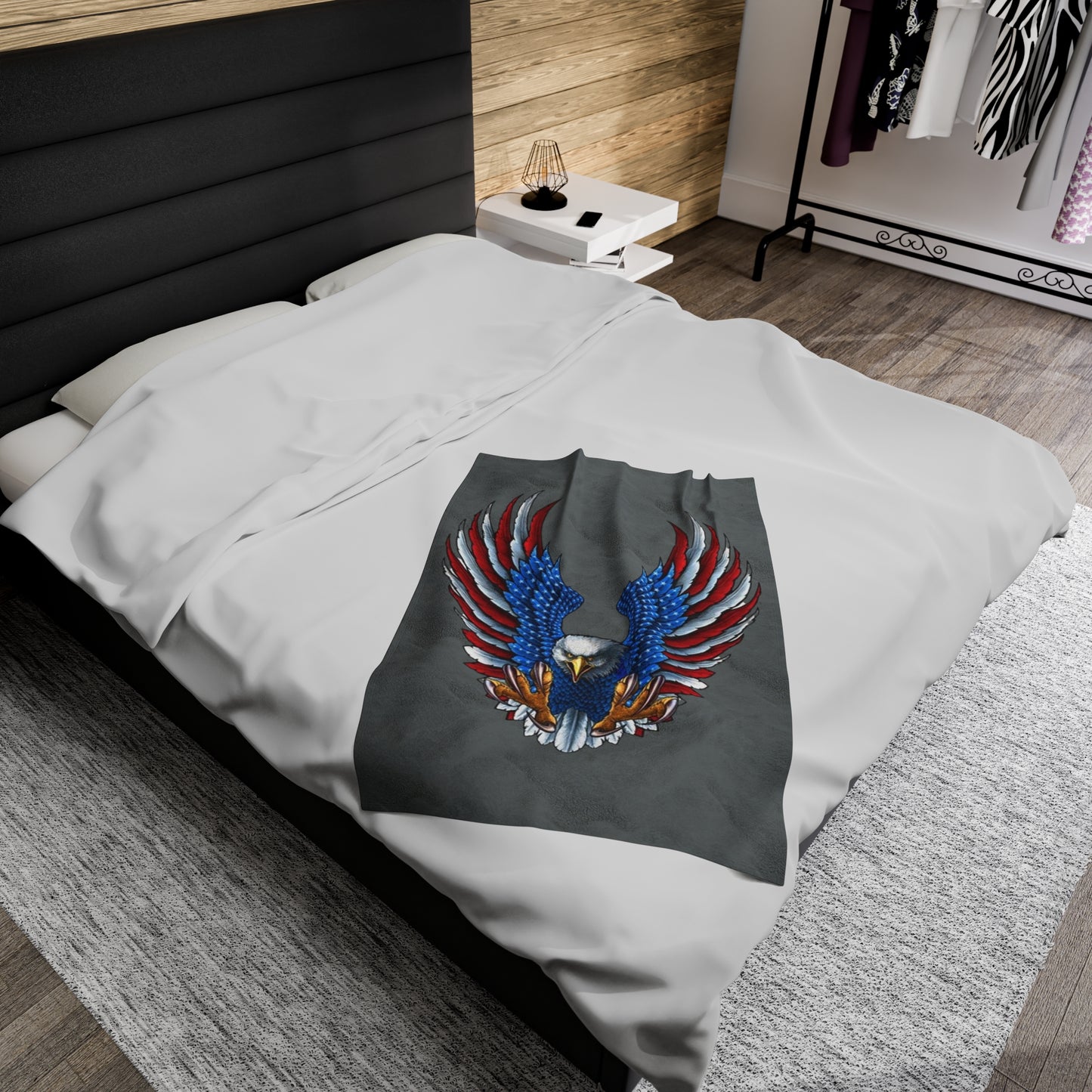 Eagle Usa Blankets Dark Grey