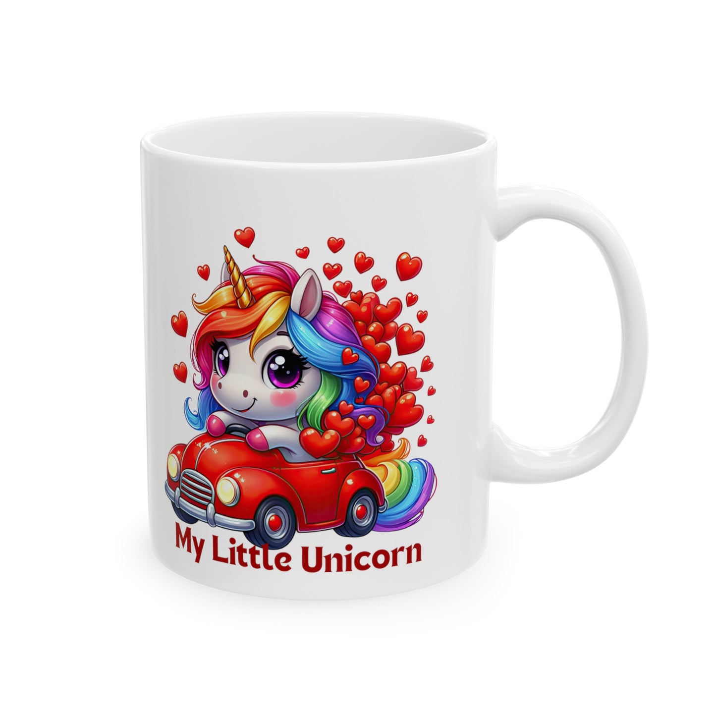 My Little Unicorn Driver Mug 11 Ounces White