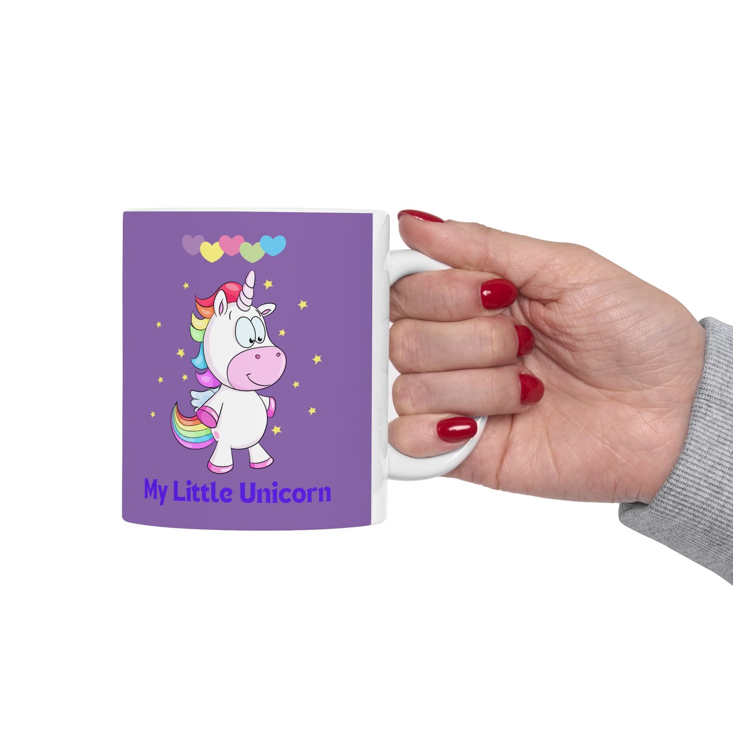 My Little Unicorn Love Mug 11 Ounces Light Purple