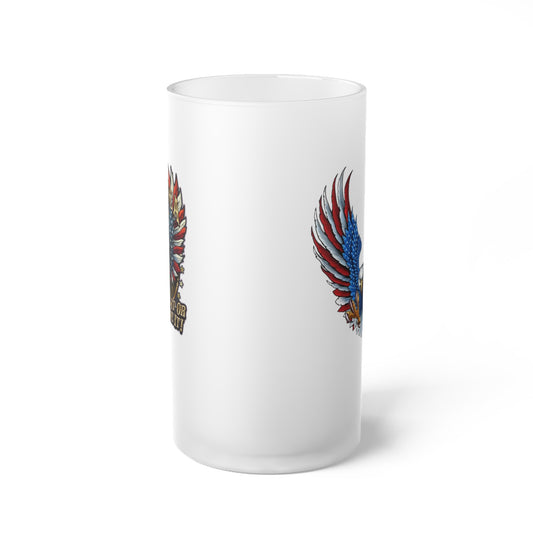 Frosted Glass Beer Mug