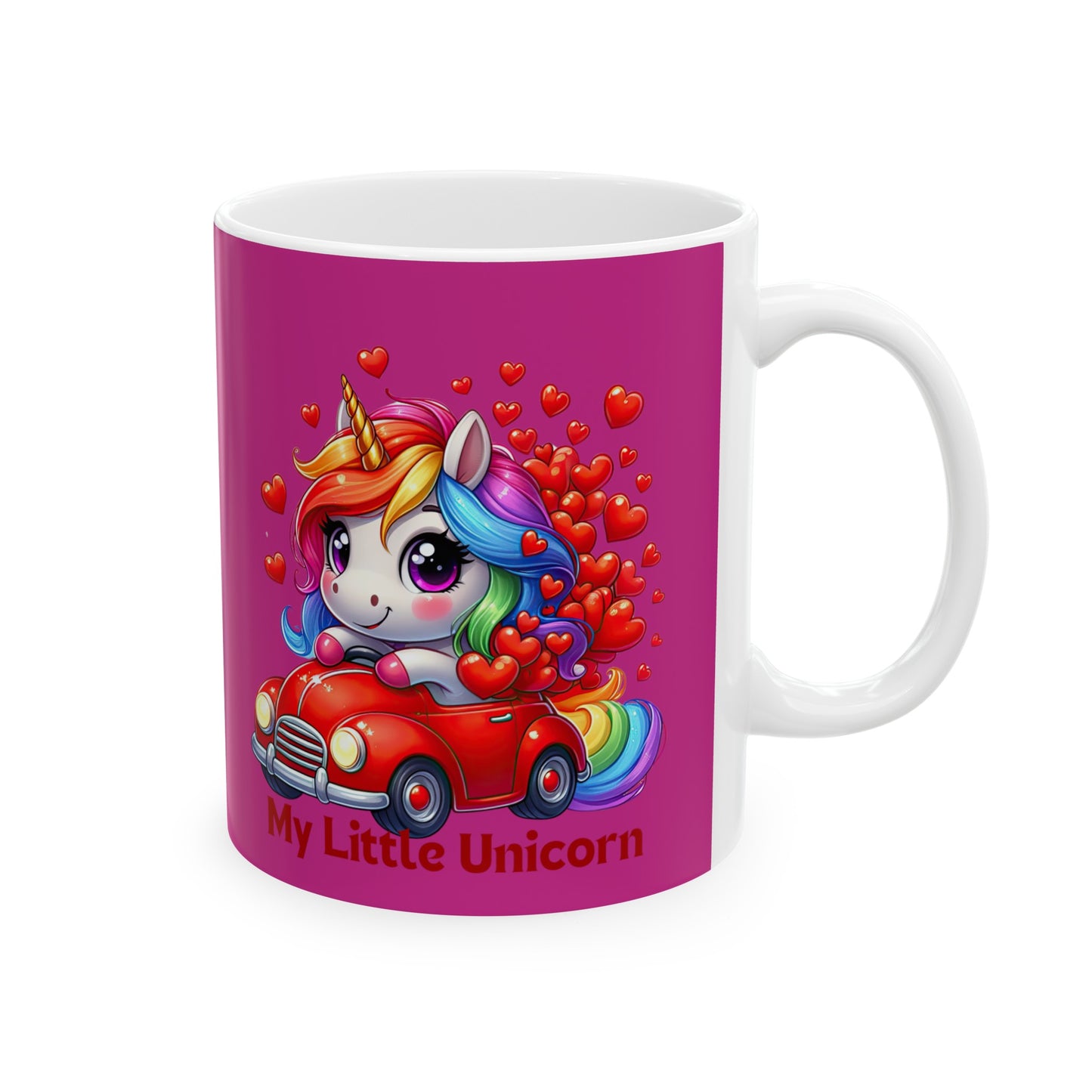 My Little Unicorn Driver Mug 11 Ounces Pink