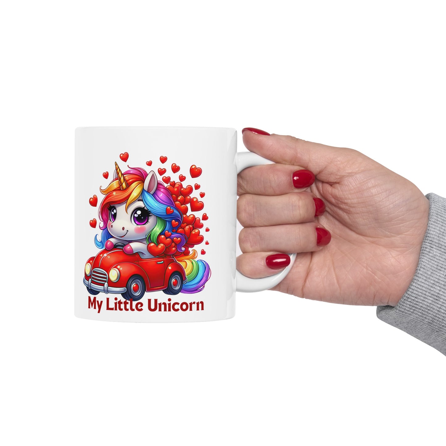 My Little Unicorn Driver Mug 11 Ounces White