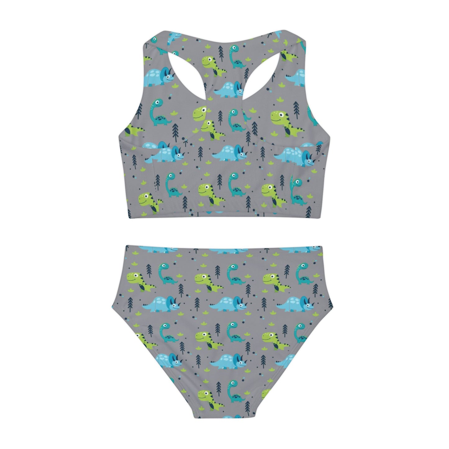 Girls Two Piece Swimsuit (AOP)