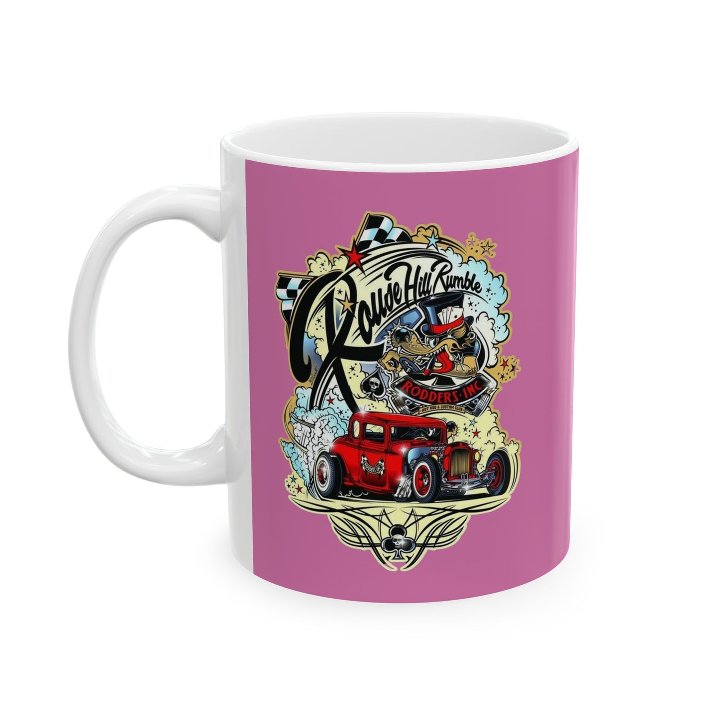 RoadSters Mug 11 Ounces Light Pink