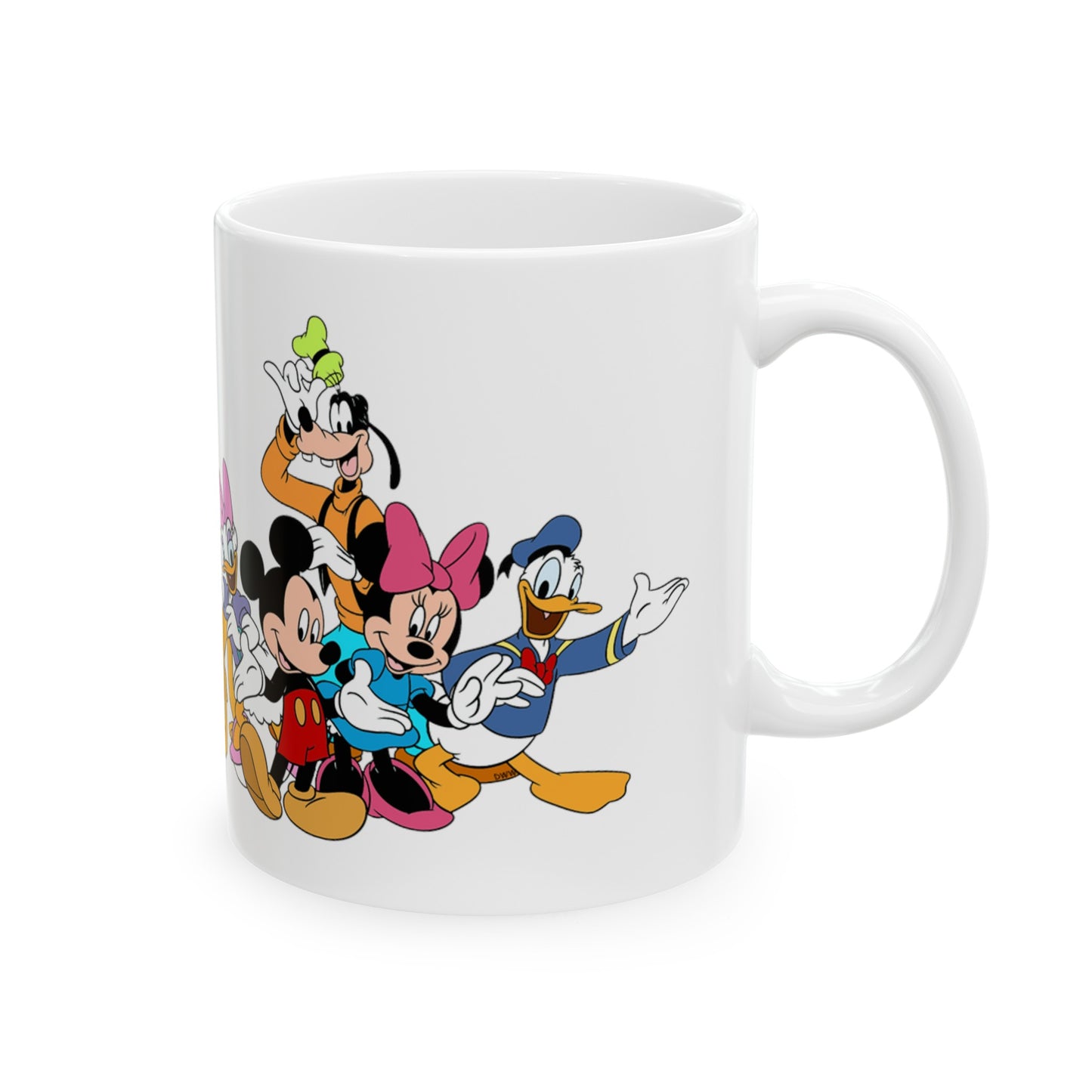 Mickey Mouse And Friends Mug 11 Ounces White