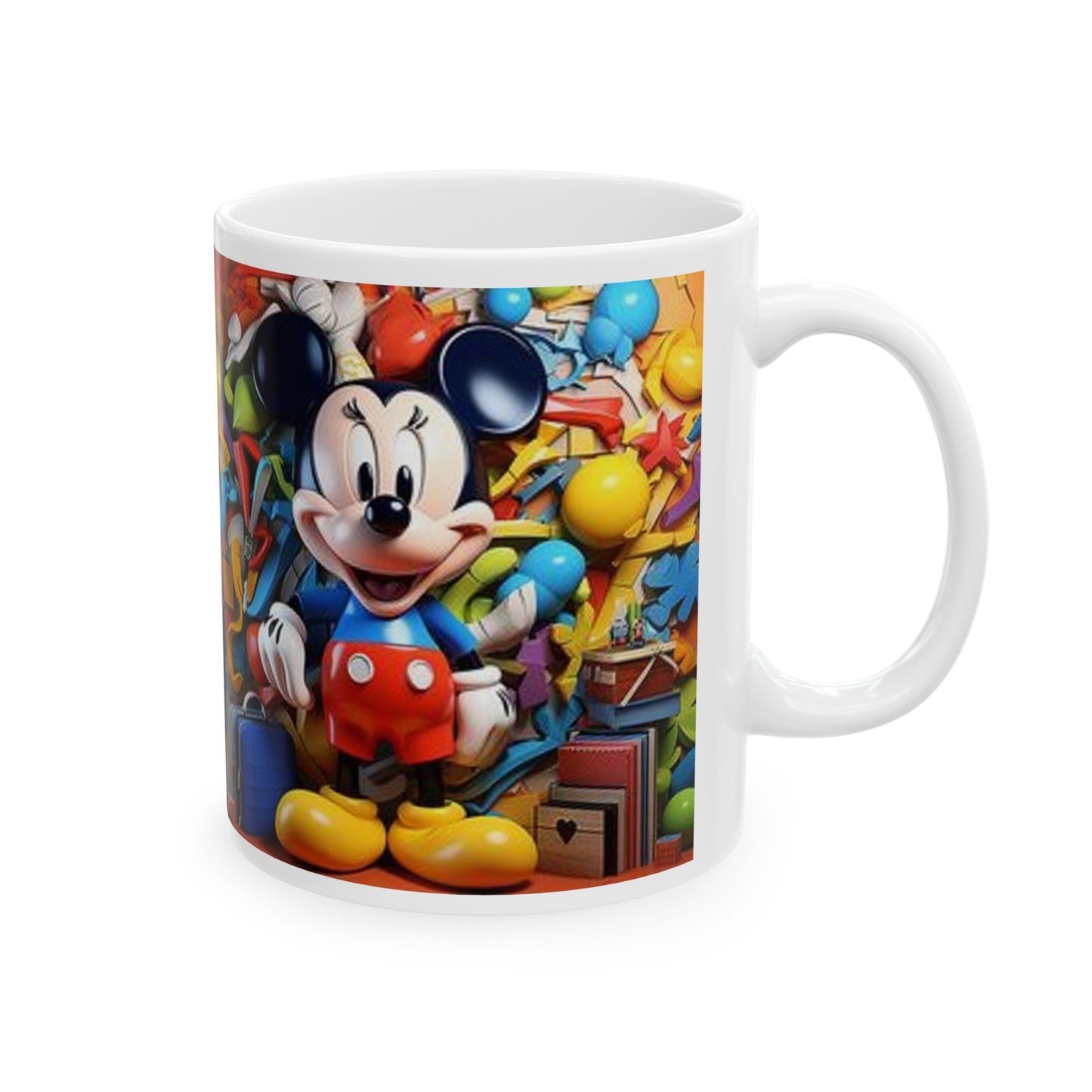 Mickey Mouse Colors Mug 11 Ounces