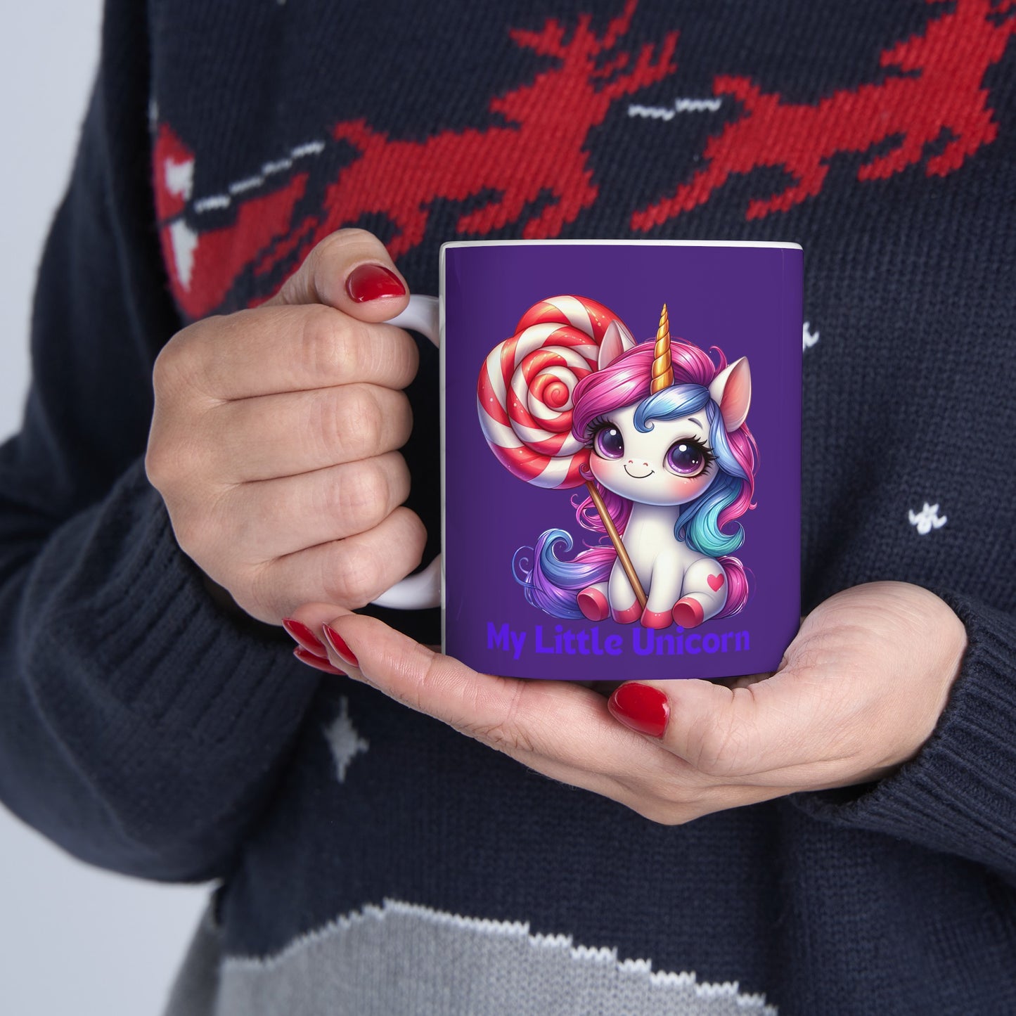 My Little Unicorn Sweet Mug 11 Ounces Purple