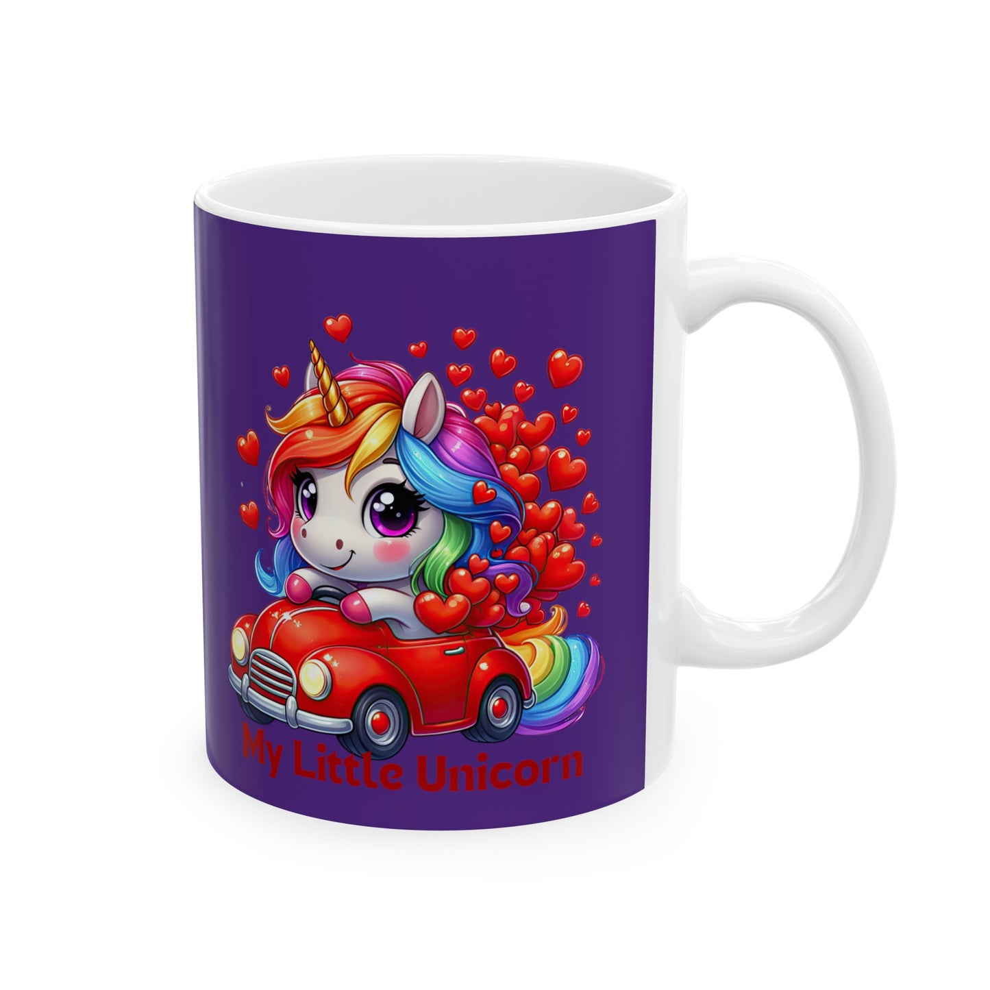 My Little Unicorn Driver Mug 11 Ounces Purple