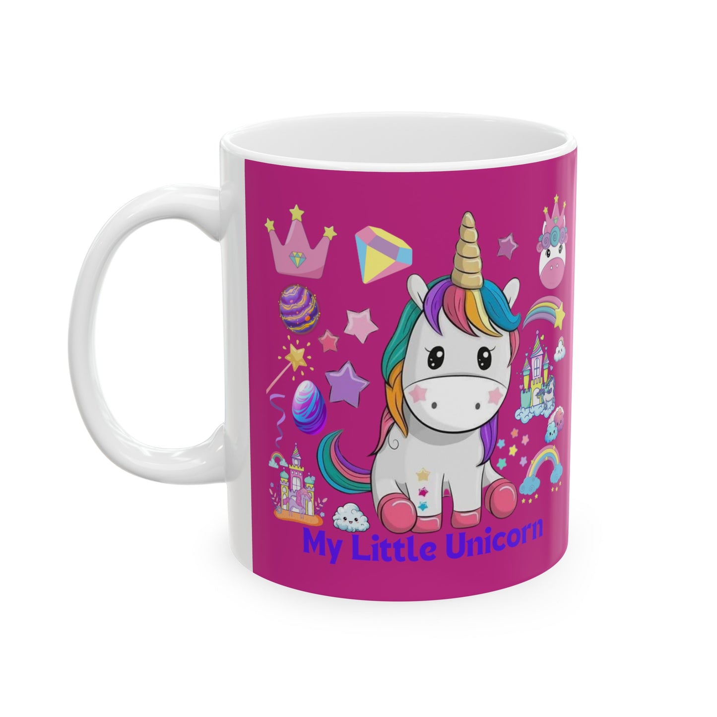 My Little Unicorn Fantasy Mug 11 Ounces Pink