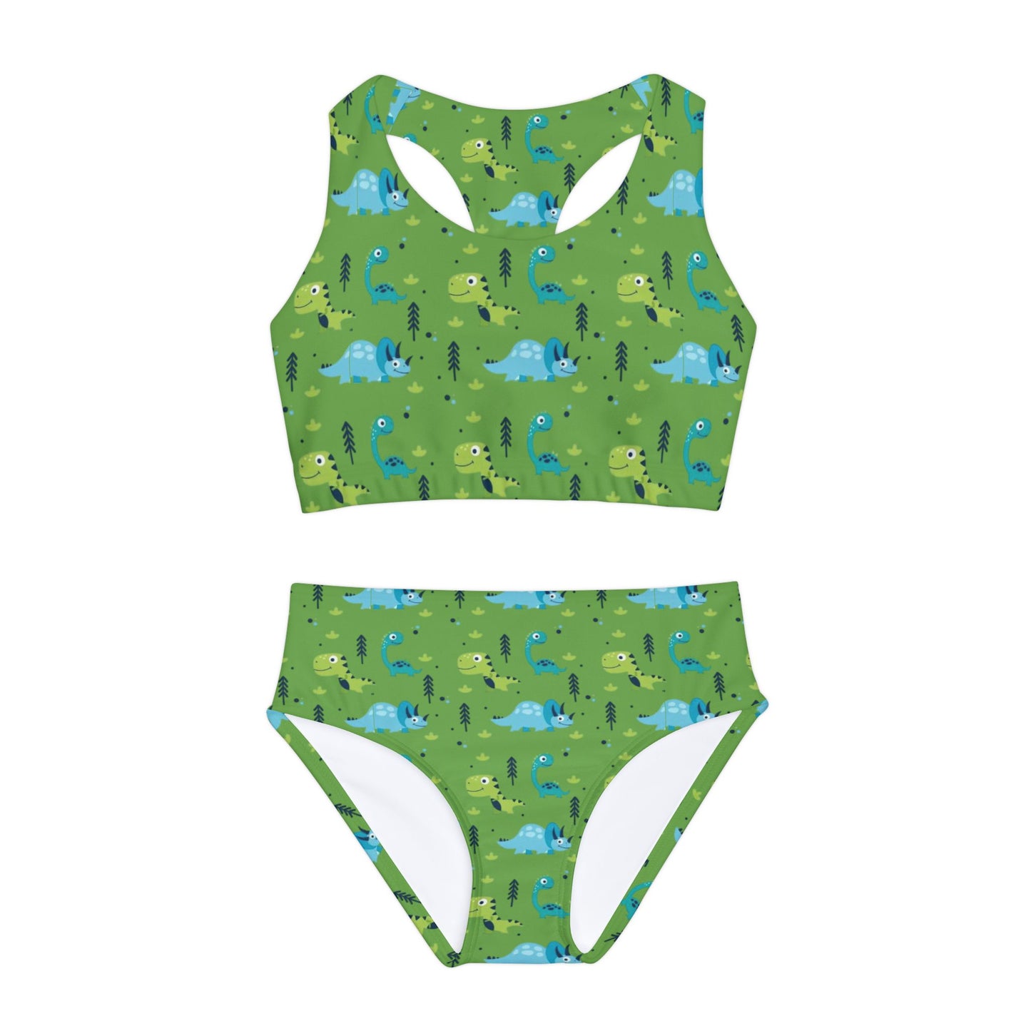 Girls Two Piece Swimsuit (AOP)