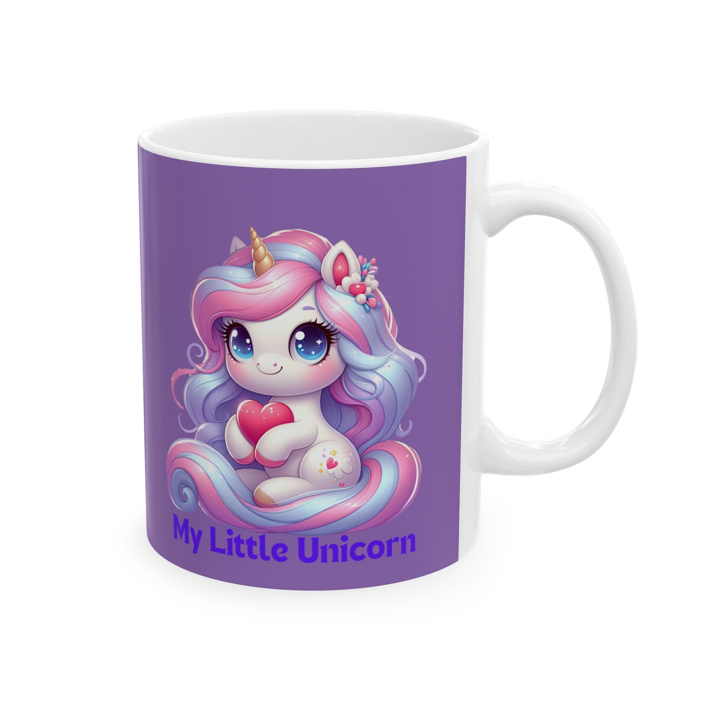 My Little Unicorn Sweet Mug 11 Ounces Light Purple