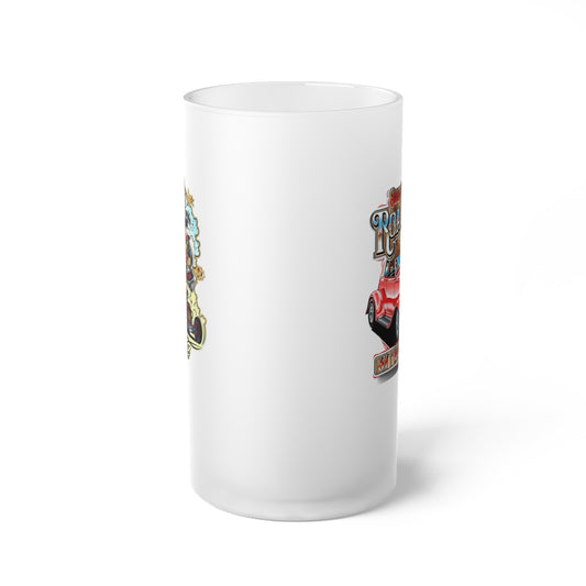 Frosted Glass Beer Mug