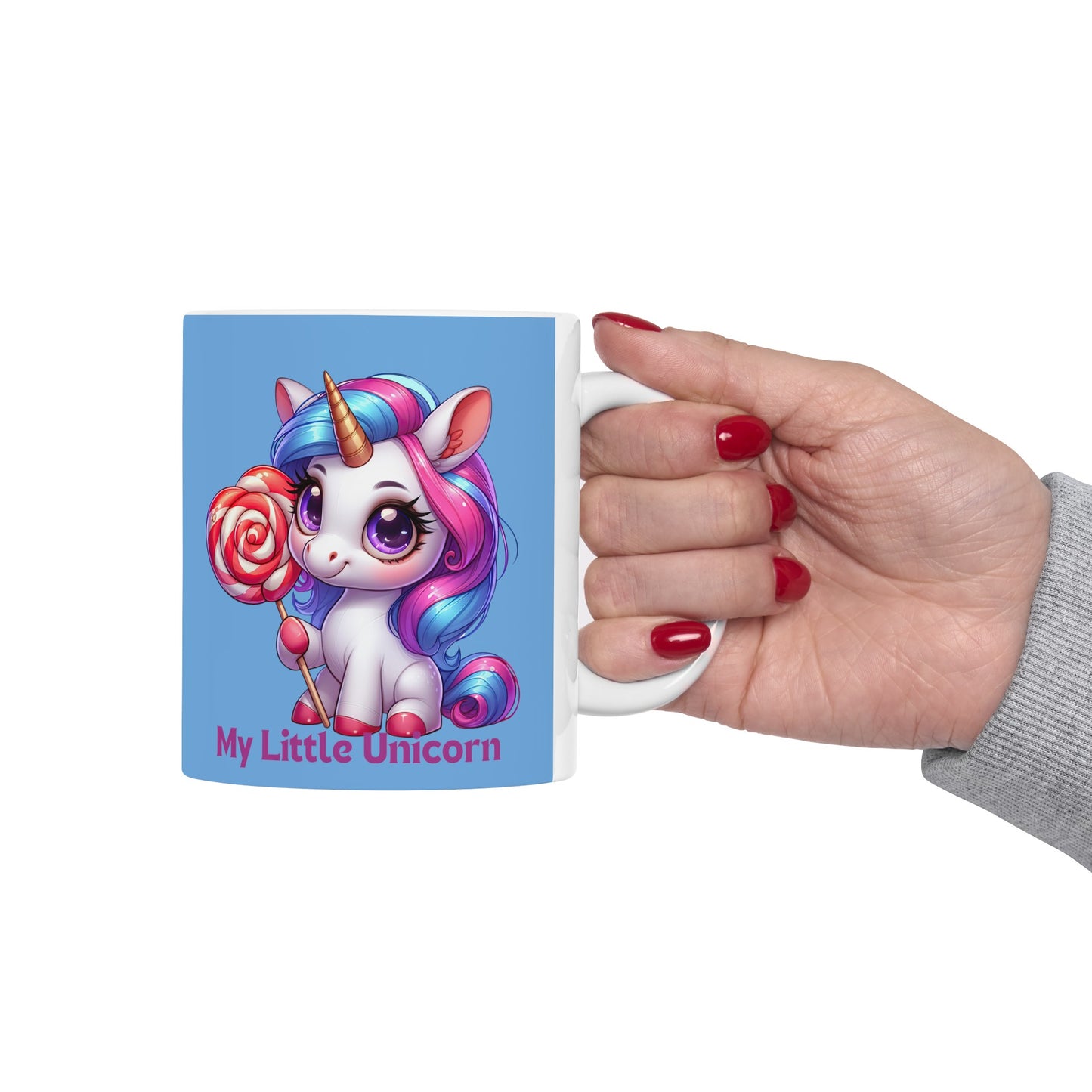 My Little Unicorn Princess Mug 11 Ounces Light Blue