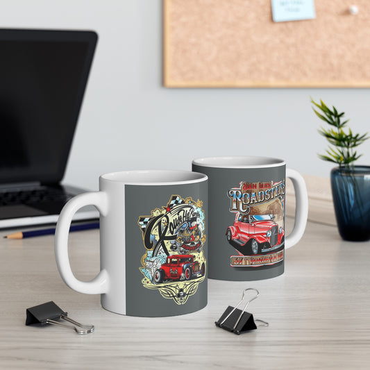 RoadSters Mug 11 Ounces Dark Grey