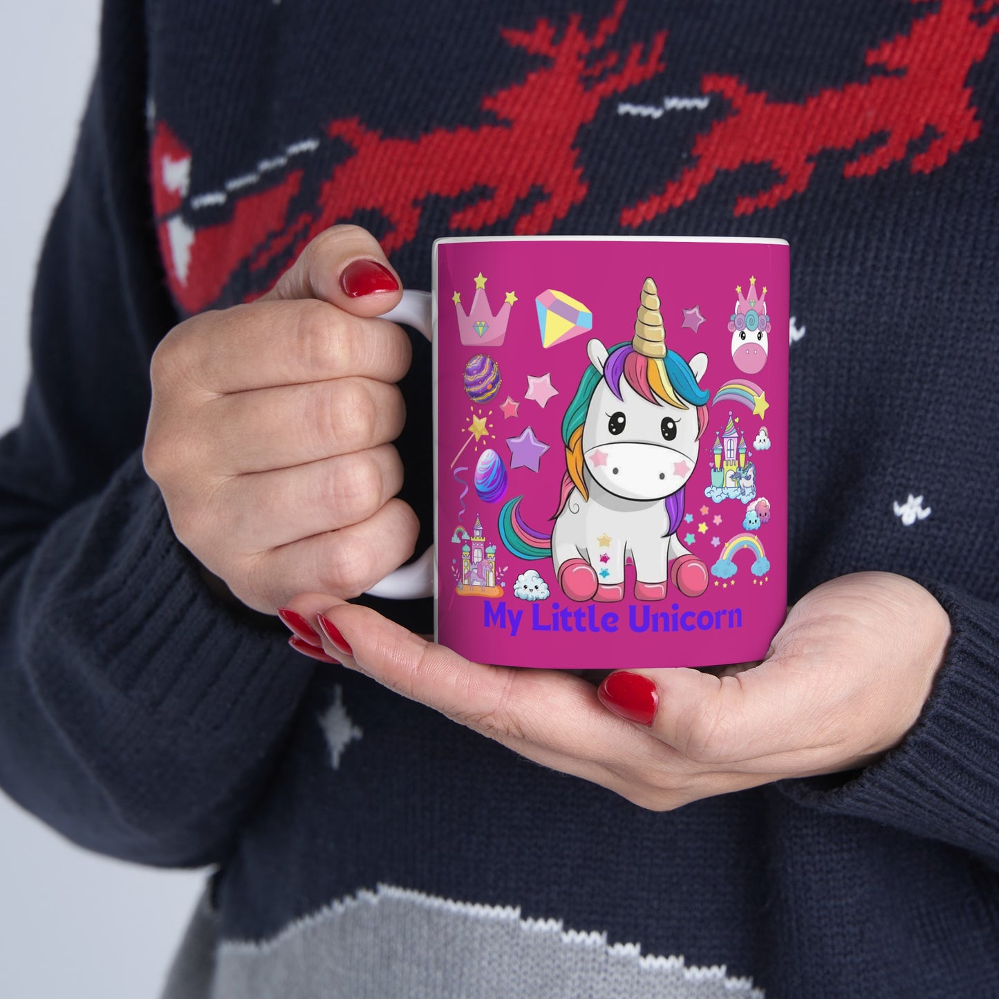 My Little Unicorn Fantasy Mug 11 Ounces Pink