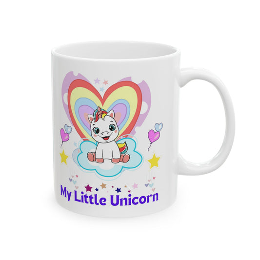 My Little Gold Star Unicorn Mug 11-15 Onces White