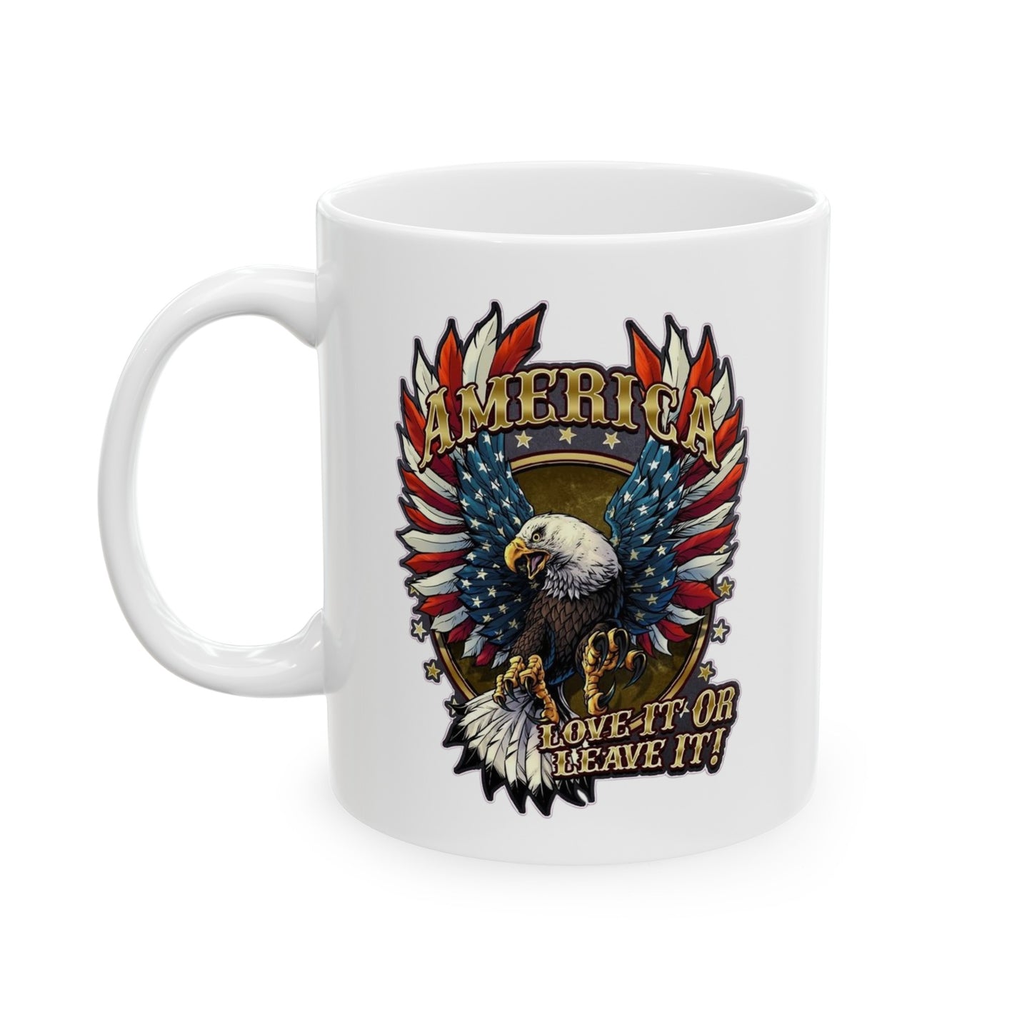 Eagle Mug 11 Ounces White