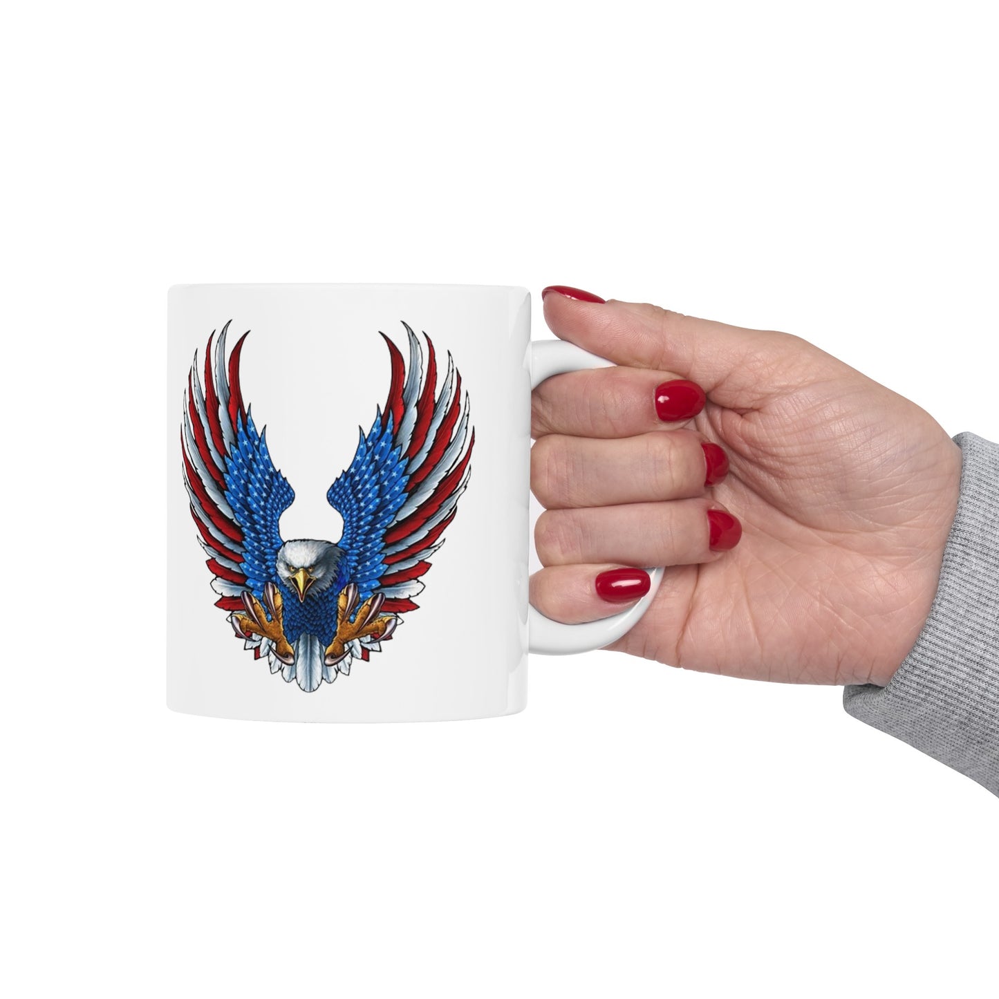 Eagle Mug 11 Ounces White