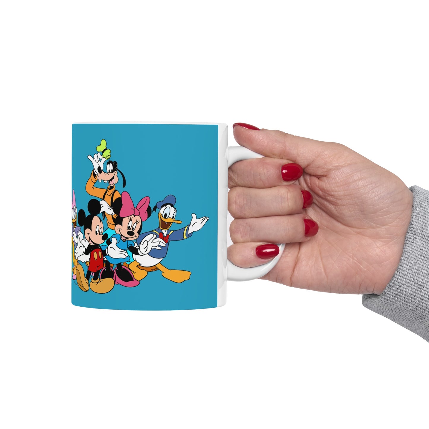 Mickey Mouse And Friends Mug 11 Ounces Turquoise