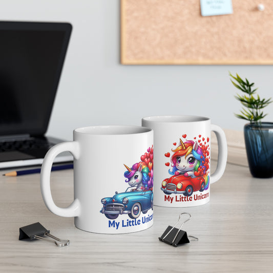 My Little Unicorn Driver Mug 11 Ounces White