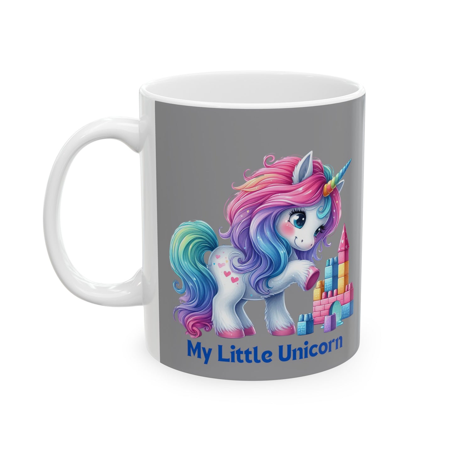 My Little Unicorn Princess Mug 11 Ounces Grey