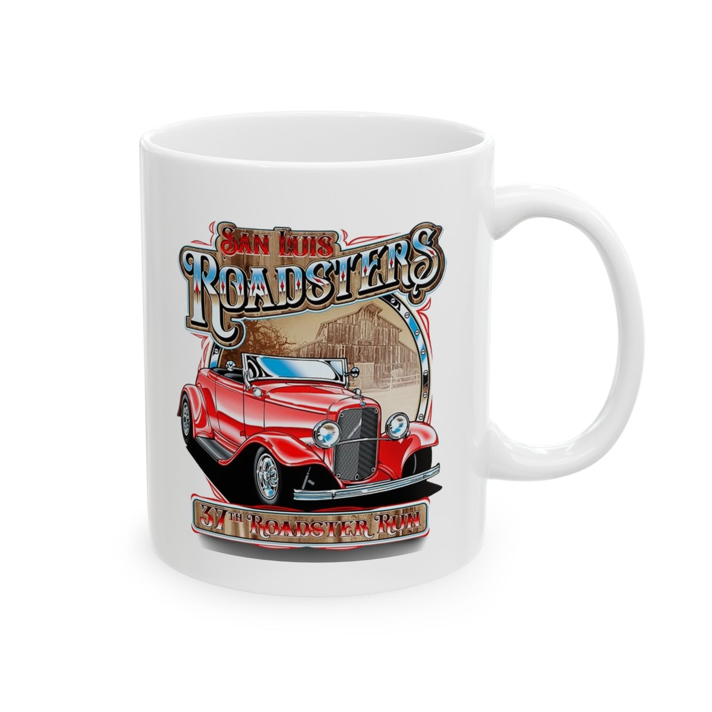 RoadSters Mug 11 Ounces White