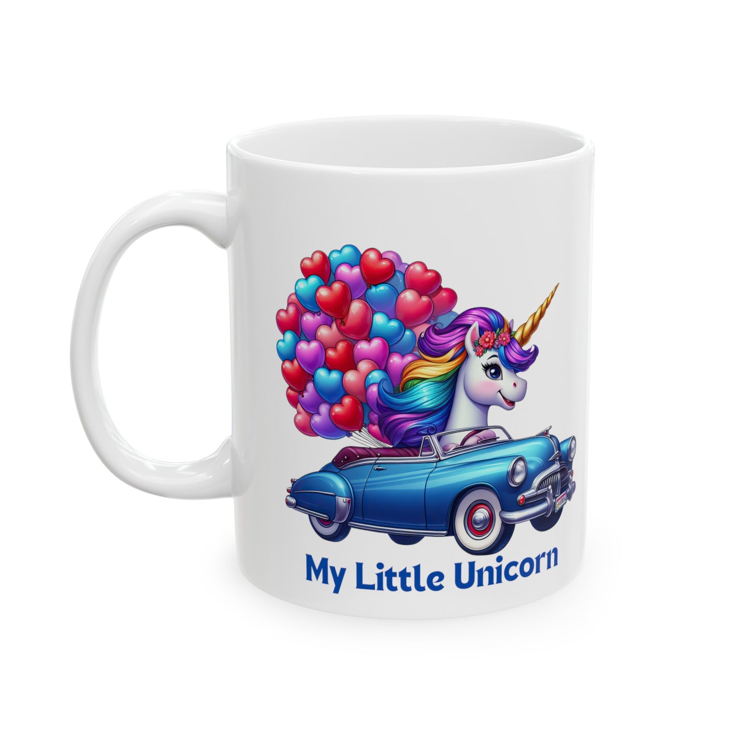 My Little Unicorn Horse Mug 11 Ounces White