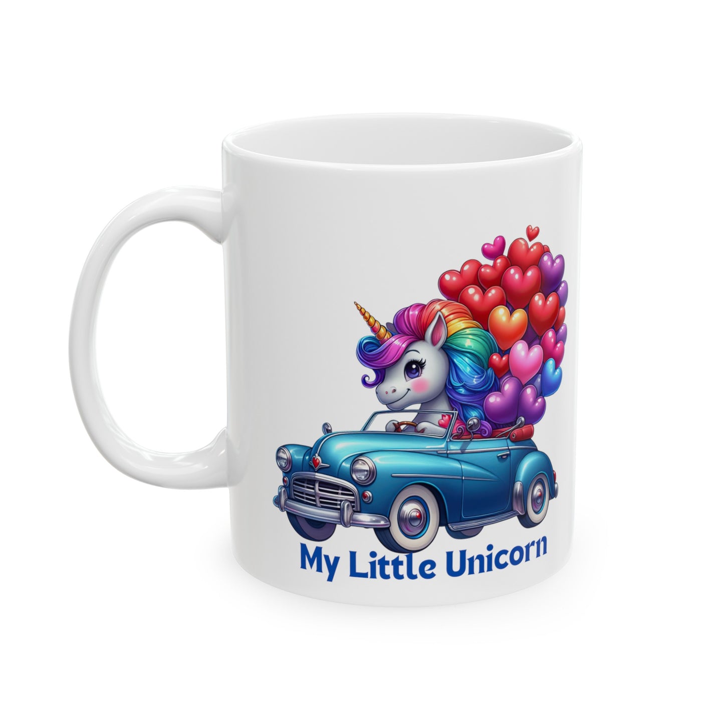 My Little Unicorn Driver Mug 11 Ounces White