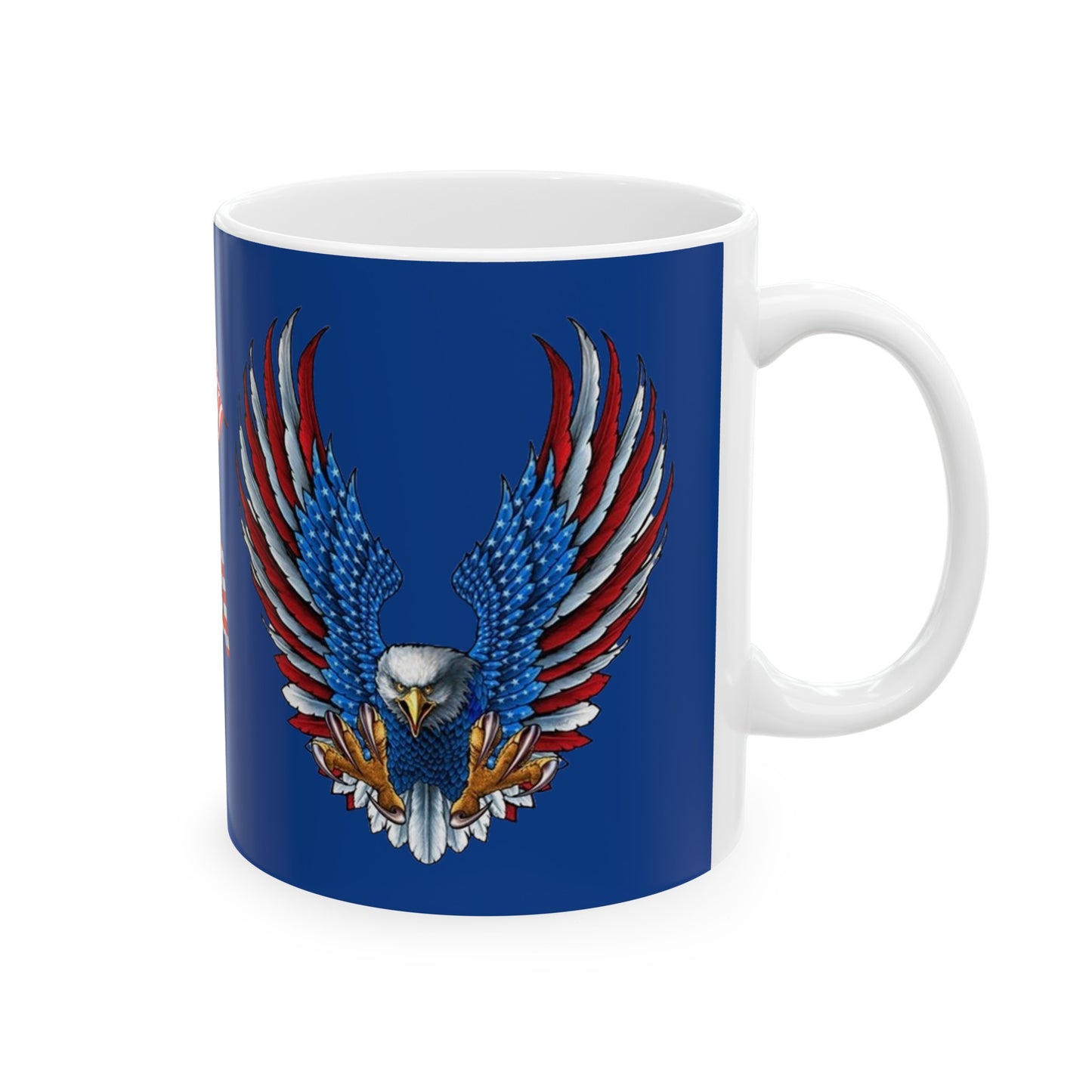 Eagle Usa Mug 11 Ounces Dark Blue