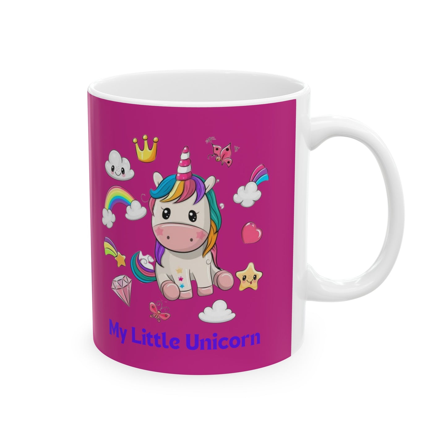 My Little Unicorn Fantasy Mug 11 Ounces Pink