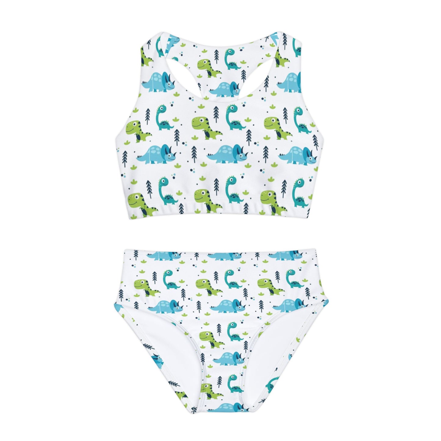 Girls Two Piece Swimsuit (AOP)