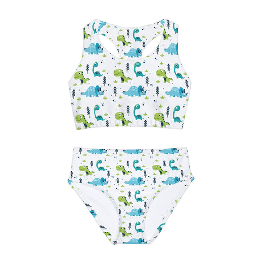 Girls Two Piece Swimsuit (AOP)